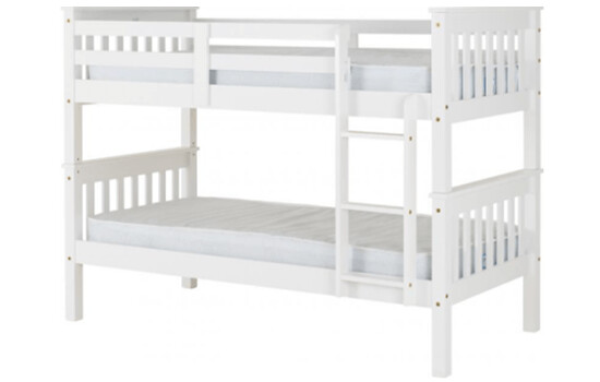 Nassa Bunk Bed White.IN STOCK.