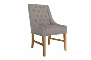 MILAN Dining Chair - Truffle Linen (Assembled)