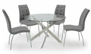 Kayle Round Glass Table