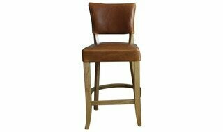 Gent Bar Chair Tan Brown.