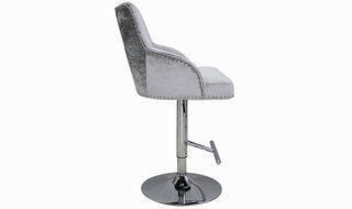 Kent Gas Lift Bar Stool Pewter.