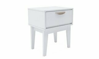 Lola 1 Drawer Locker - White.