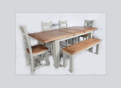 Dannes Table Bench and 4 Chairs