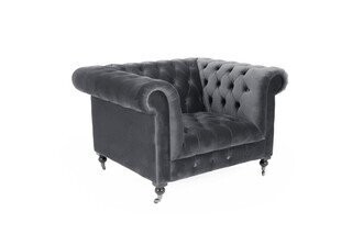 Darwin 1 Seater Grey. SALE. LIMITED STOCK . LEAD TIME 3-4 WEEKS.