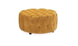 Darwin Round Footstool Mustard.