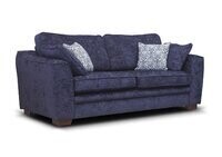 Trent 3 Seater Couch Midnight Blue.