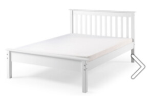 4ft Arizona Bed Frame.  WHITE IN STOCK.