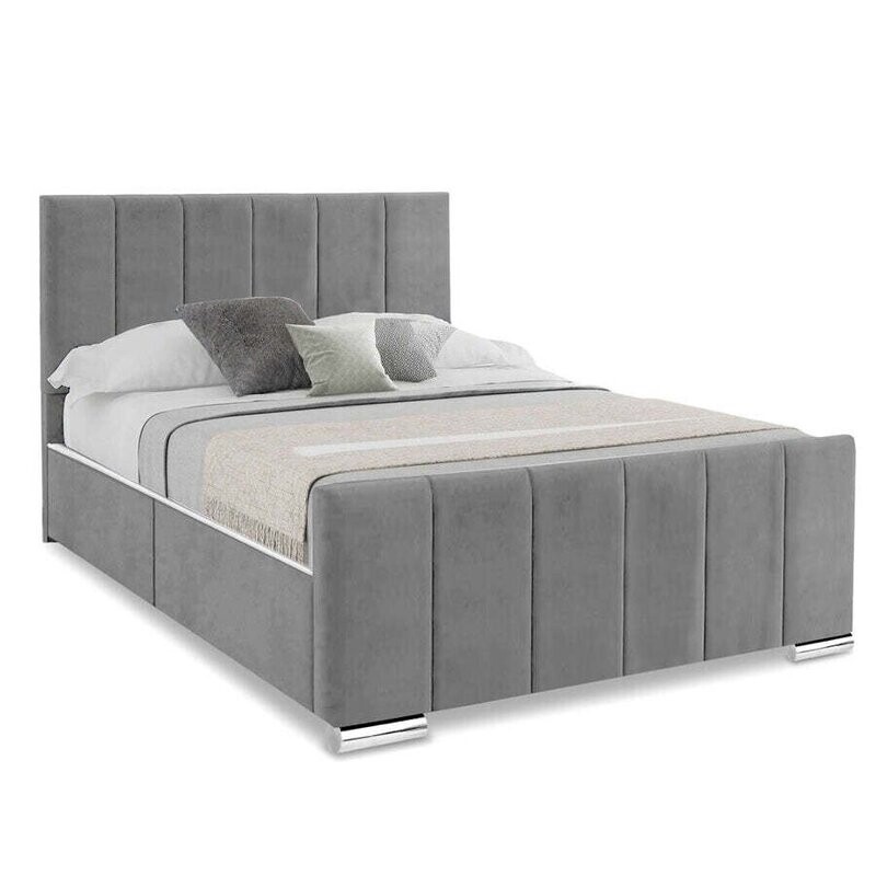 Breeze Bed Frame. 4.6 Grey .