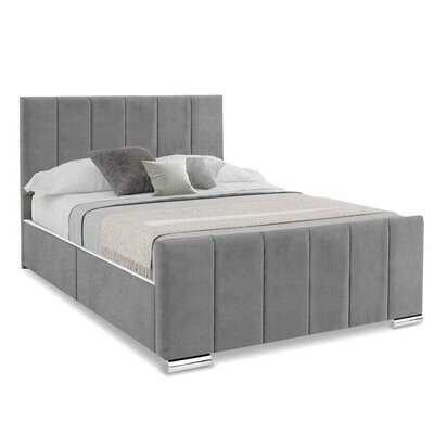 Breeze Bed Frame. 4.6 Grey . IN STOCK.