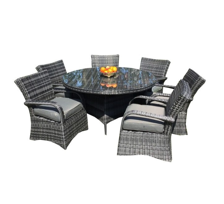 7 Piece Rattan Set