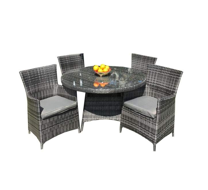 5 Piece Rattan Set