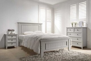 Morah Panelled 3FT Bed Frame