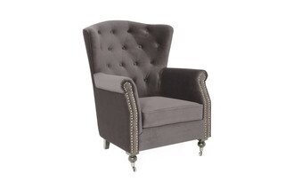 Darwin Mink Wing Chair.