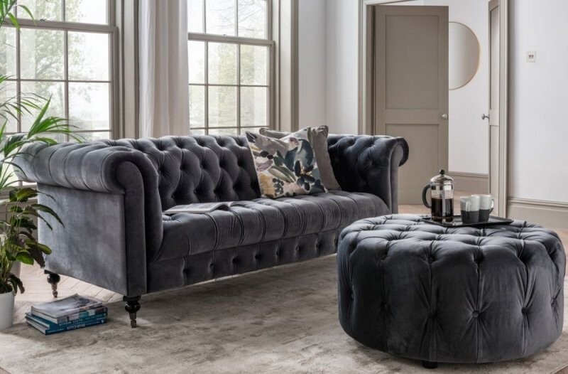Darwin Grey 3 Seater. DELIVERY LEAD TIME 2-3 WEEKS. Was €1400 NOW €899