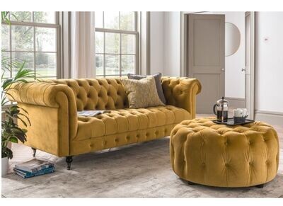 Darwin 3 Seater Mustard