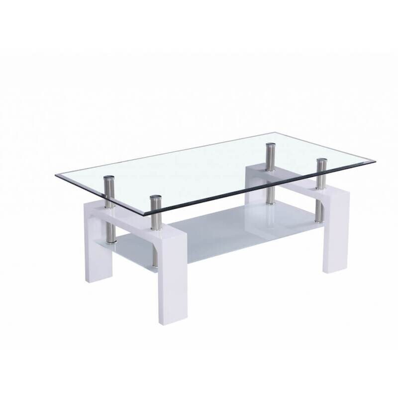 Cal Coffee Table White IN STOCK