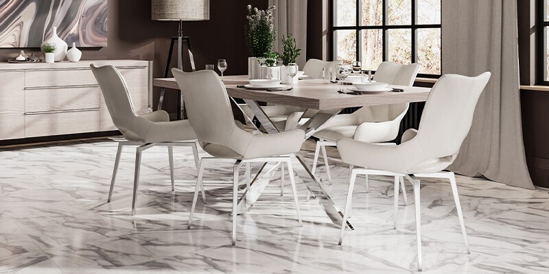 Loire Dining Table 1.8 and 6 Chairs