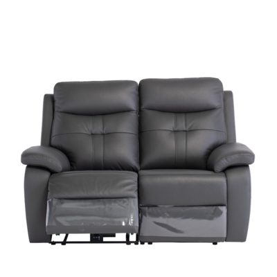Sophie Leather Electric 2 Seater Charcoal