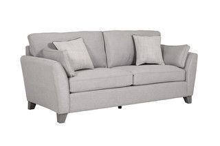 Kana 3 Seater Light Grey Couch. DELIVERY LEAD TIME 1-2 WEEKS.