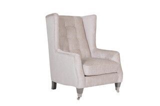 Bologna Wing Chair - Silver