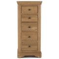 Carmen Tall Oak Chest Limited Stock.