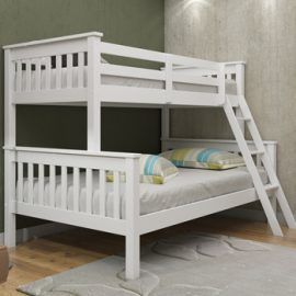 Triple Bunk Bed White. Lead Time 1 - 2 Weeks.