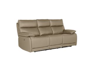 Lugo 3 Seater Electric Couch Latte