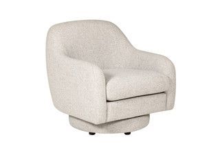 Spencer 1 Seater Swivel Chair Natural