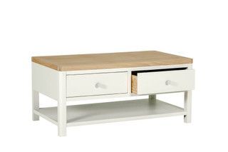 Fraya Warm White Coffee Table