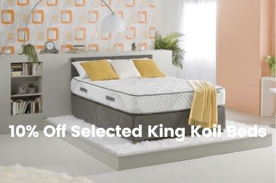 10% Off Selected King Koil Beds Instore