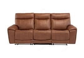 Danube 3 Seater Electric Tan Leather Sofa