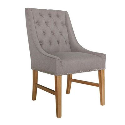 Winchester Dining Chair- Linen Buff
