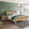 Dell 4.6 Oak Bed Frame