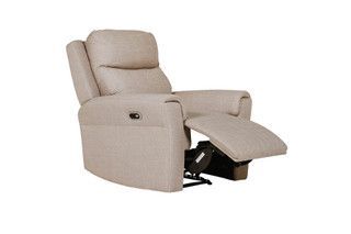 Rome 1 Seater Electric Recliner Mushroom
