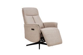 Rhone Electric Reclining Chair Mushroom