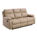 Bromley 3 Seater Reclining Couch  Taupe