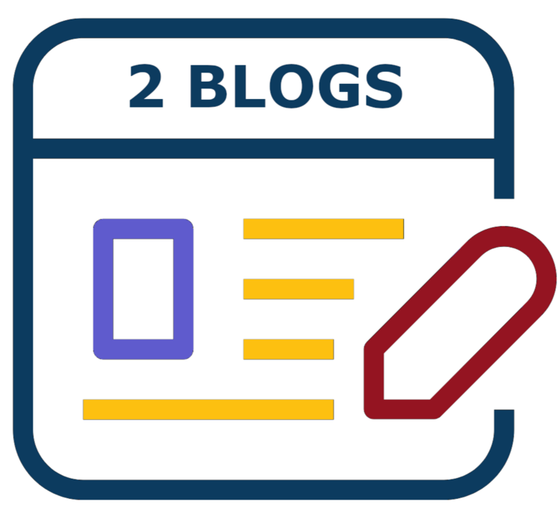 2 Blog Posts Per Month 2 Blog Posts Per Month