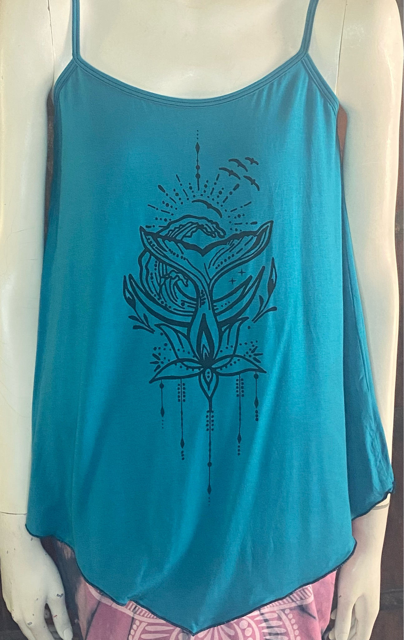Ocean Daze Bamboo flow Top