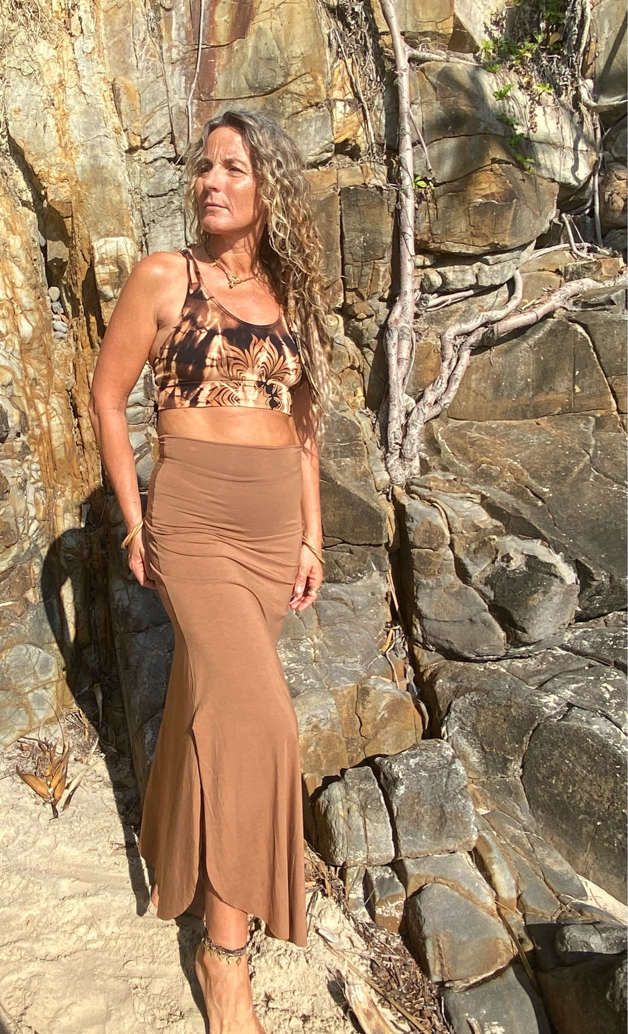 Bamboo Maxi Skirt / Midi Dress