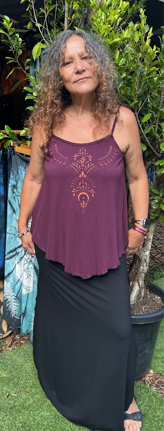 Ornate Neckline Bamboo flow Top