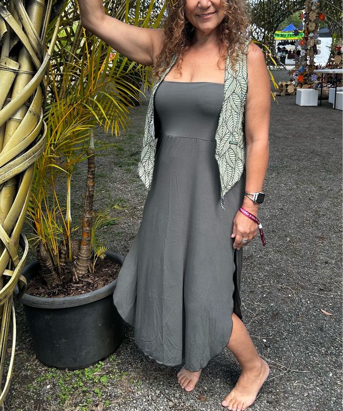 Bamboo Maxi Skirt / Midi Dress