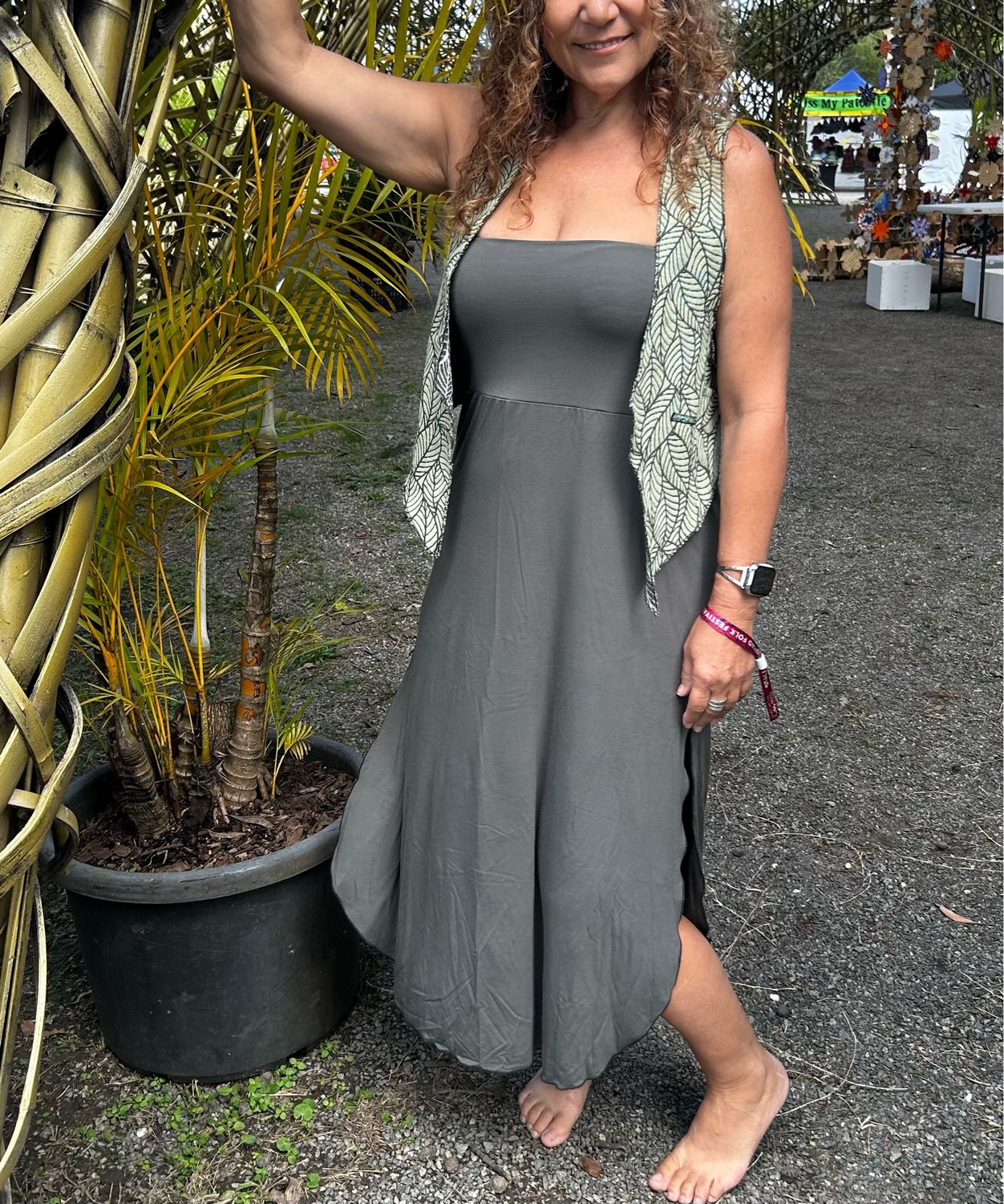 Bamboo Maxi Skirt / Midi Dress