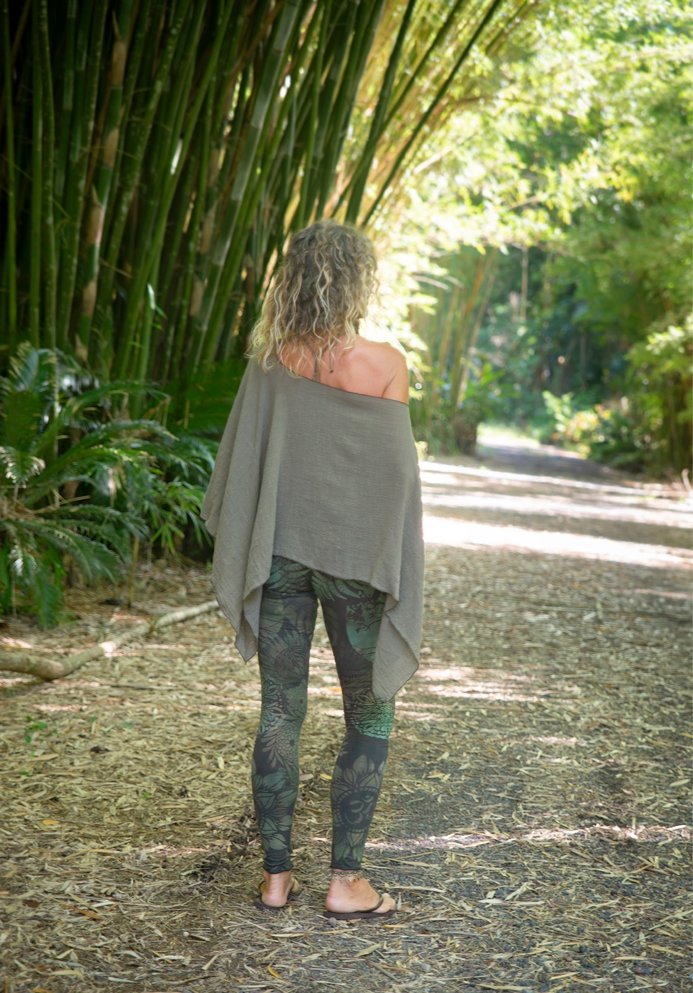 Cotton Muslin Poncho Top