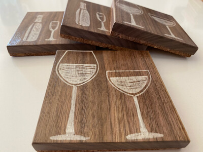 Handcrafted Wood Coasters