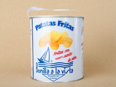 Bonilla a la Vista Spanish Potato Chips - 500g Tin