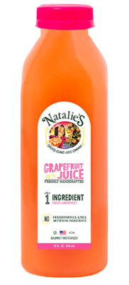 Natalie&#39;s Grapefruit Juice - pint