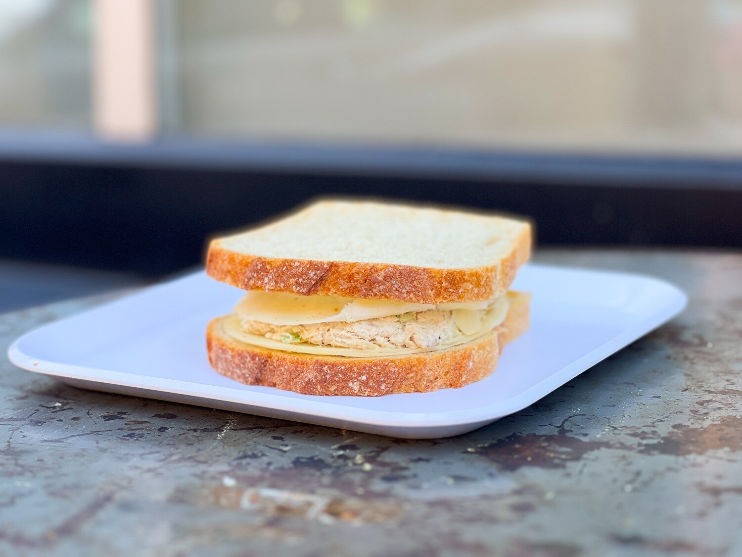 Tuna Salad &amp; Cheese Sandwich