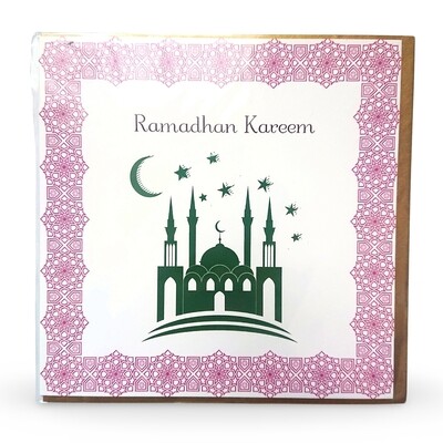 Ramadan Kareem - Pink Card
