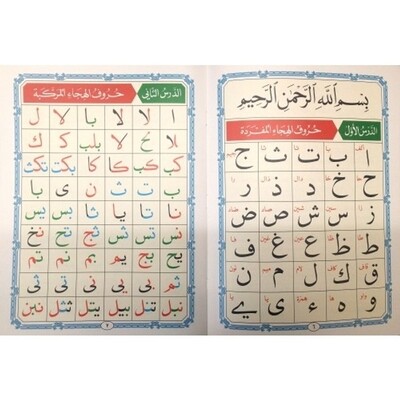Al Qaidah Nooraniah (Small) - Uthmani font