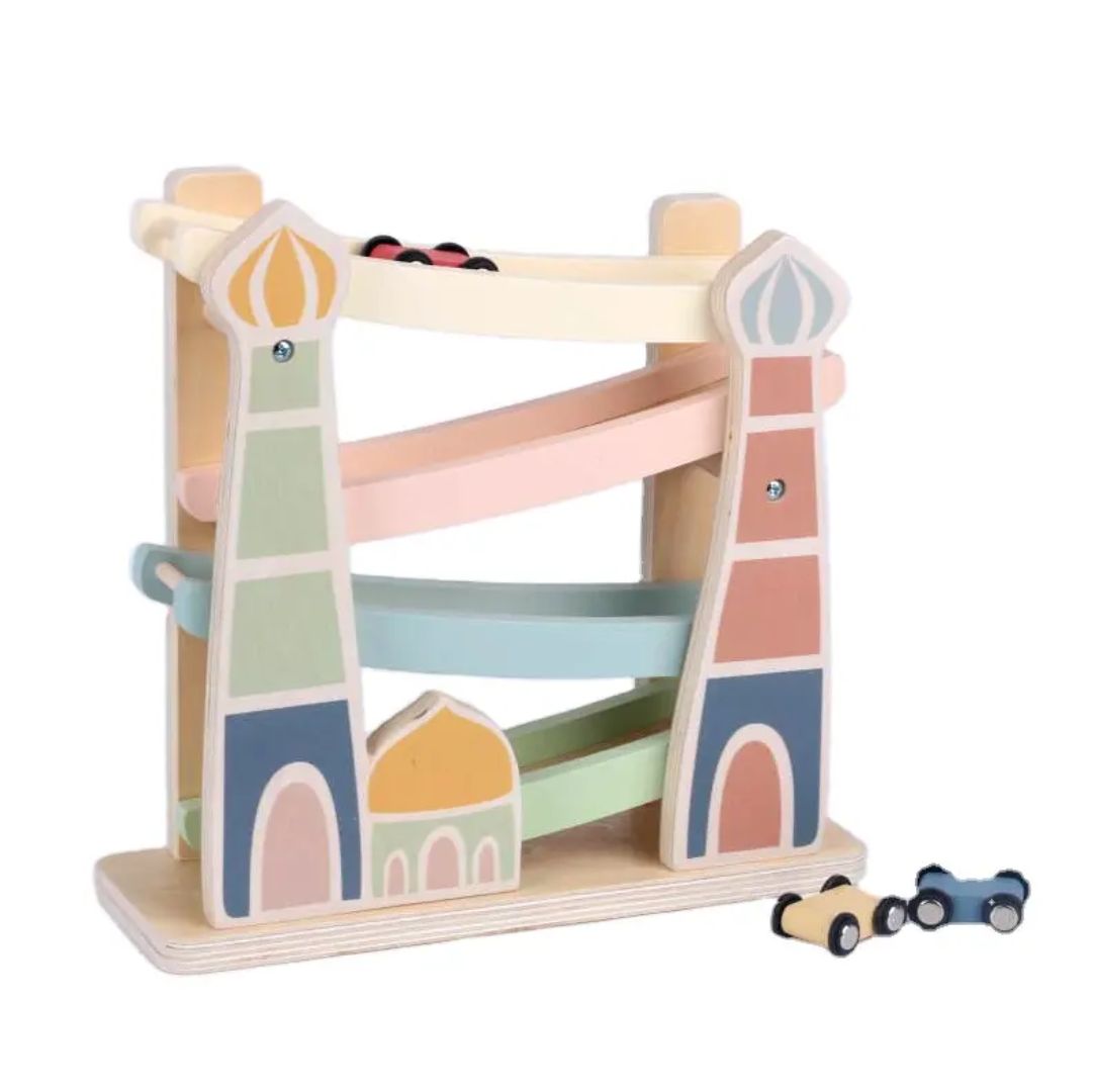 Zoom &amp; Play Car Ramp – Islamic Montessori Toy for Toddlers